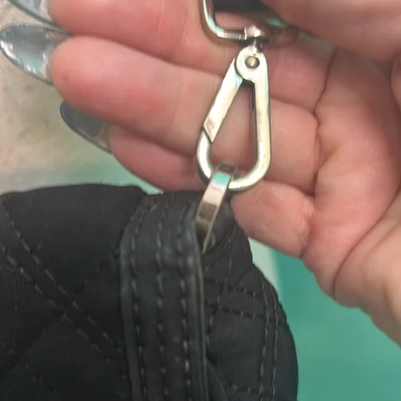 Vera Bradley Quilted Cloth Removable Shoulder Strap purse - Picture 4 of 12